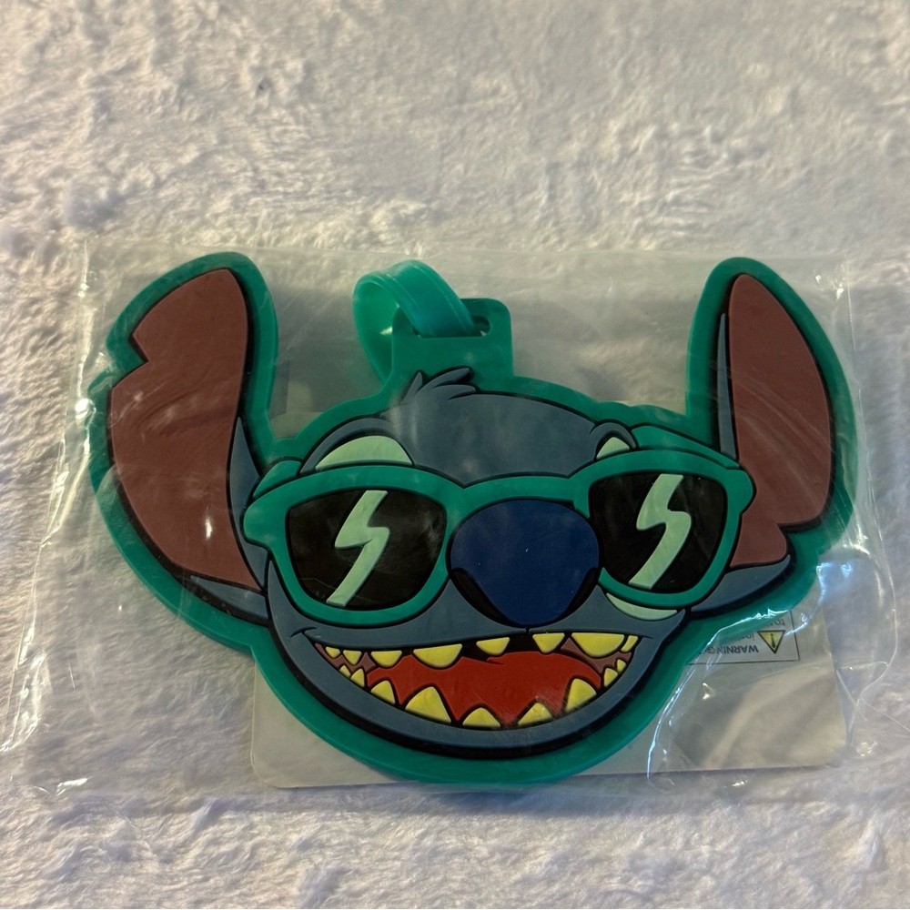 American Tourister Disney Luggage ID Tag - Blue and Brown - Picture 6 of 8